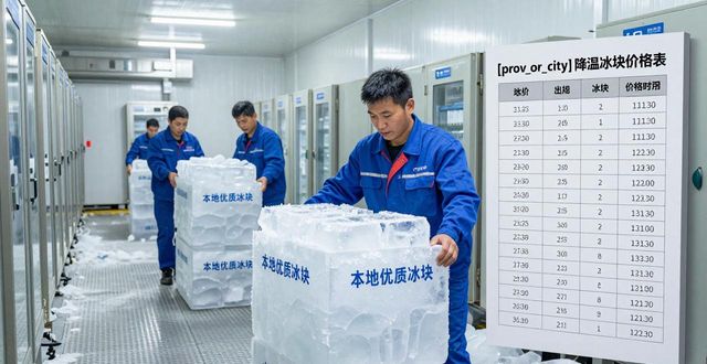 长宁区降温冰块多少钱一吨？本地制冰厂报价来了